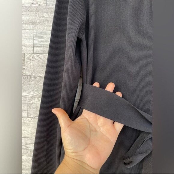 APPARALEL KNIT BUTTON DOWN MAXI DRESS IN BLACK XXL - Picture 6 of 16